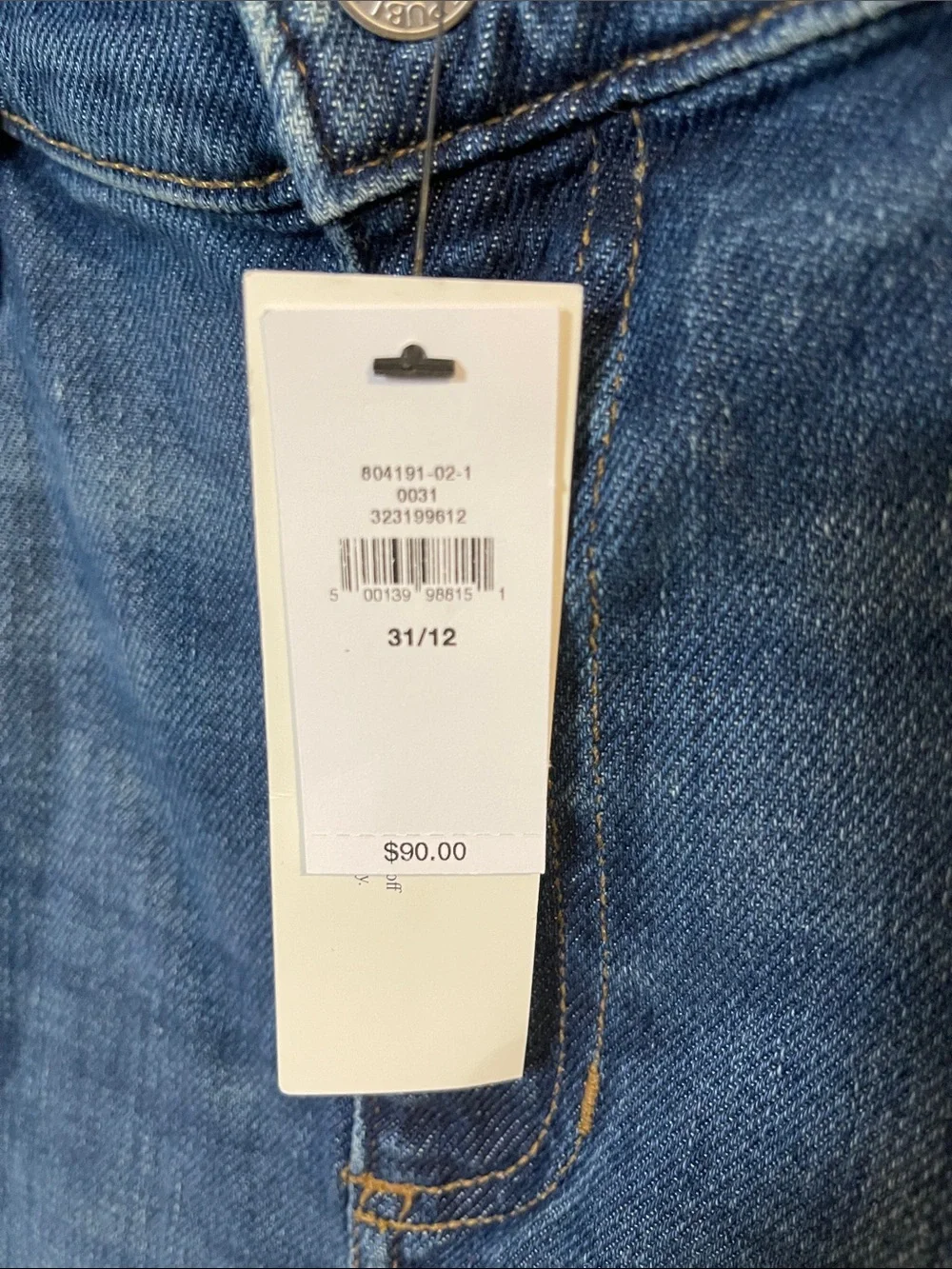 Banana Republic Girlfriend mid-rise Jeans Women 31/12 Blue Denim - Picture 3 of 11